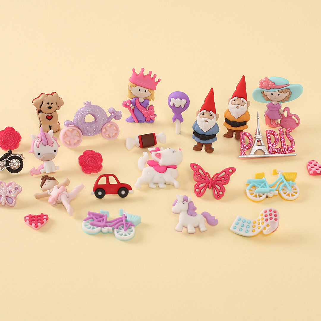 Dress It Up Kuş ve Yuvası Dekoratif Düğme - 9395