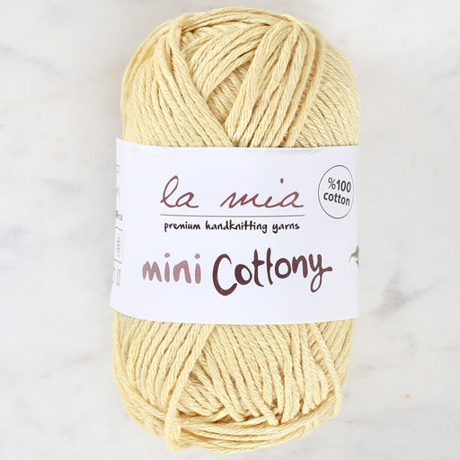 La Mia Mini Cottony 25 gr Sarı Bebek El Örgü İpi - P15