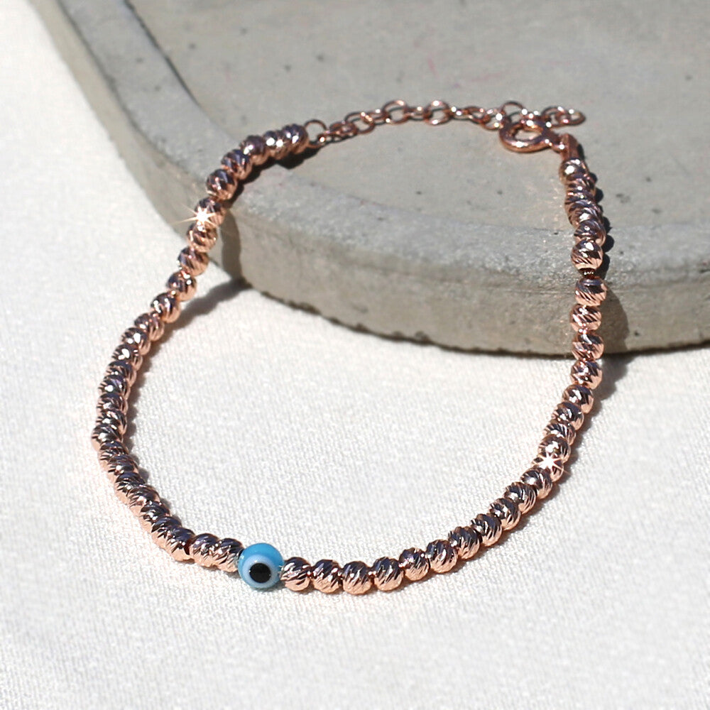 Clotho 925 Ayar Gümüş, Dorika Rose Bileklik