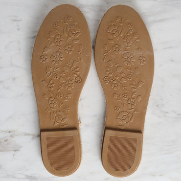 Loren Dar Hasır Espadril / Ayakkabı Tabanı 38 Numara Kahverengi