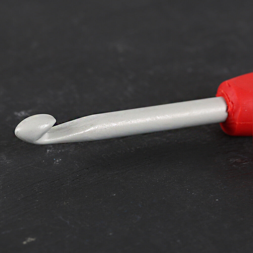 Pony Easy Grip 5 mm 14 cm Kırmızı Yumuşak Saplı Yün Tığ - 56807