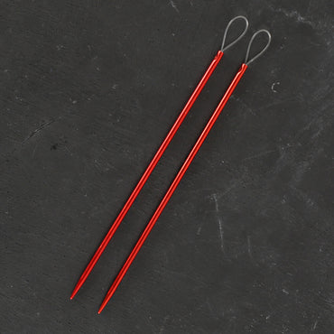Pony Metal 2'li Uzun Kırmızı Yün İğnesi 14,5cm - 61003