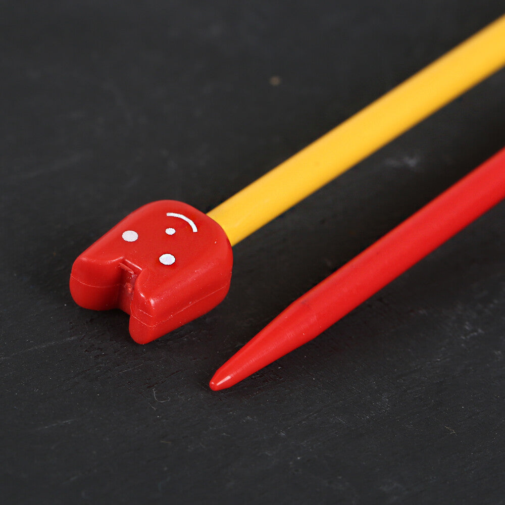 Pony Plastik Çocuk Örgü Şişi 4.50mm 18cm - 61660