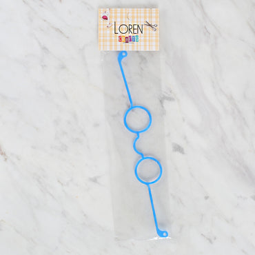 Loren Plastik Amigurumi Gözlük Koyu Mavi