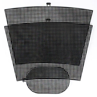 Yabalı 40x26 cm Siyah Plastik Çanta Kanvası