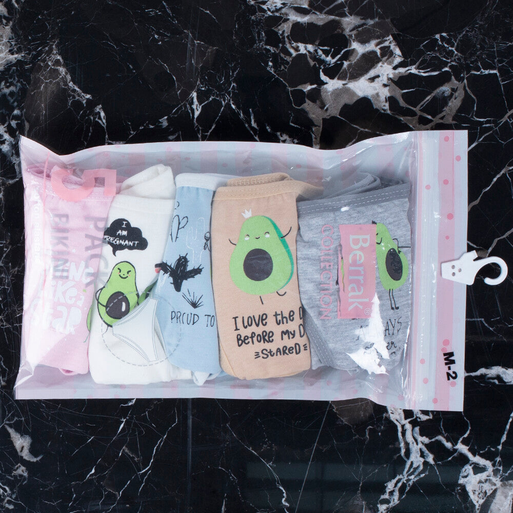 BERRAK 11375 BAYAN 5'Lİ KÜLOT STANDART - M -