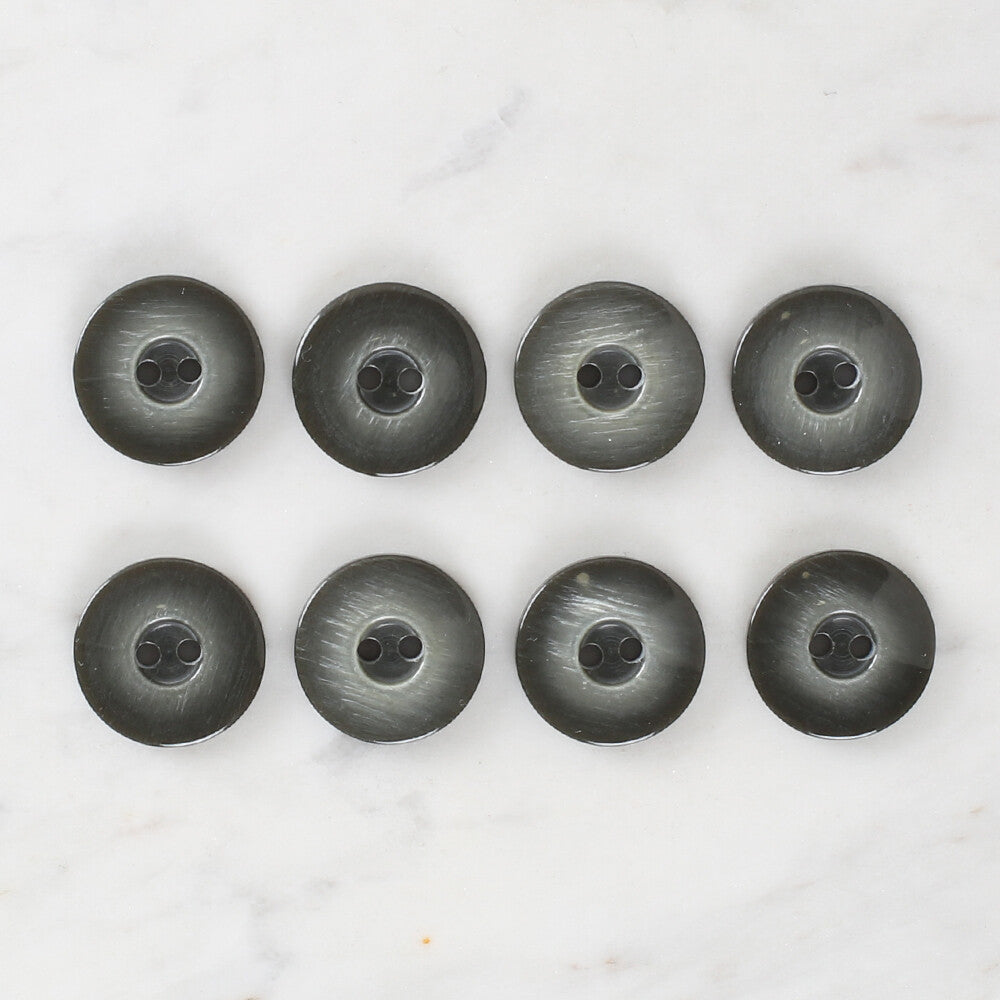 Loren Crafts 8'li Düğme Siyah - 1152