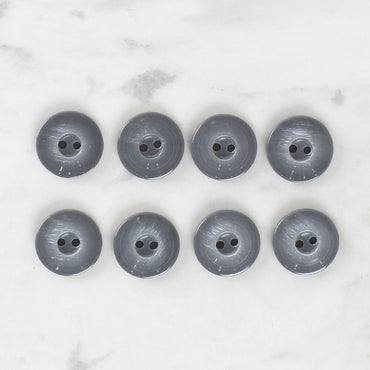 Loren Crafts 8'li Düğme Gri - 1112