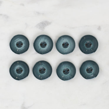 Loren Crafts 8'li Düğme Koyu Gri - 1111