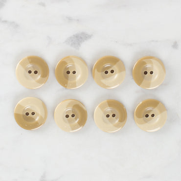 Loren Crafts 8'li Düğme Bej - 1119