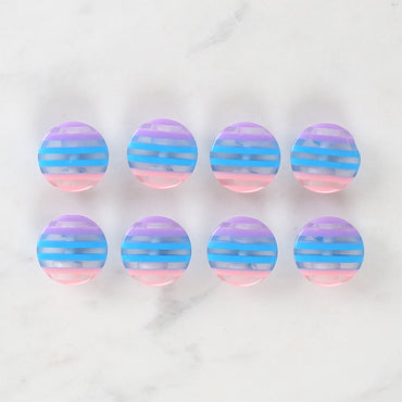 Loren Crafts 8'li Desenli Düğme - 1091