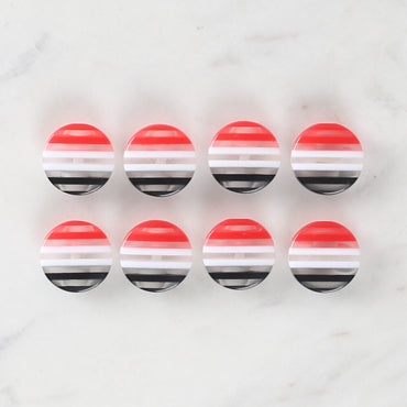 Loren Crafts 8'li Desenli Düğme - 1090