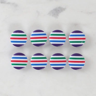 Loren Crafts 8'li Desenli Düğme - 1084