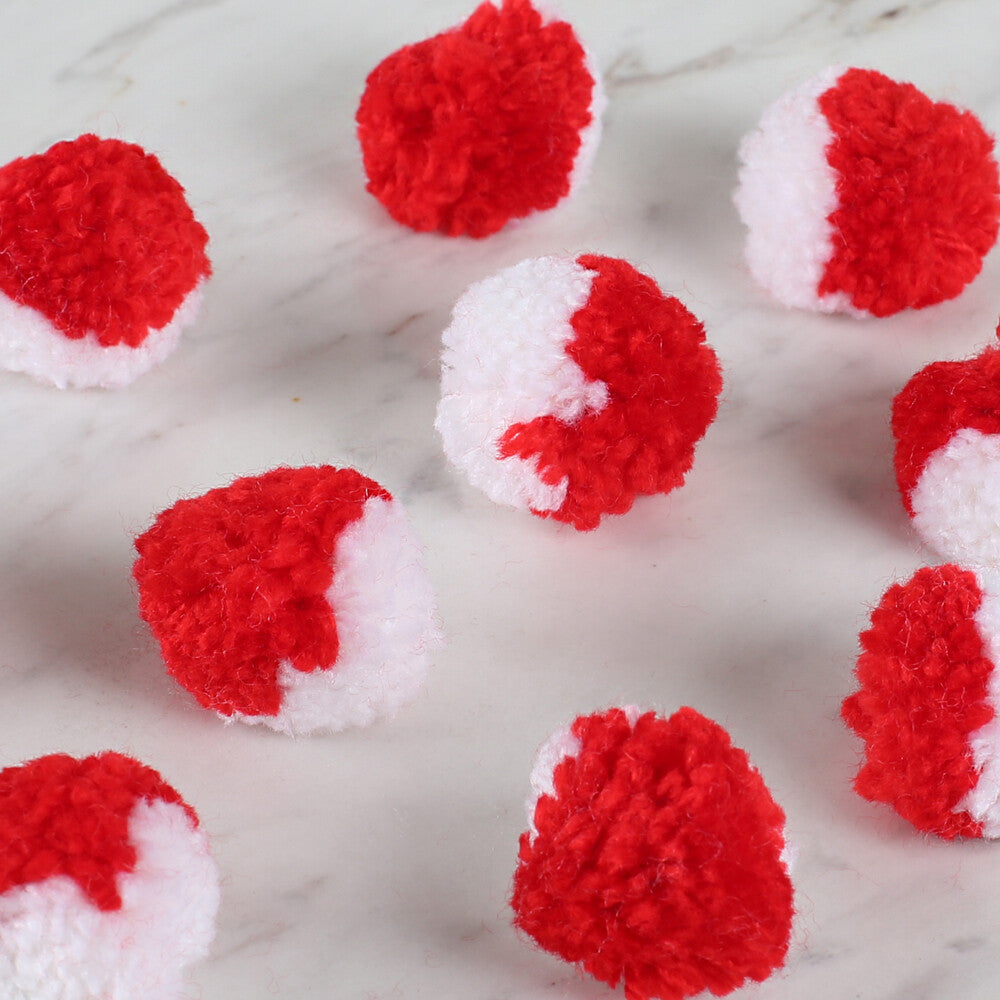 Loren Crafts 10'lu İkiz Pompon - DU0001