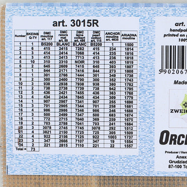 Orchidea 50x70 cm Goldfinches And Basket With Roses Baskılı Goblen 3015R