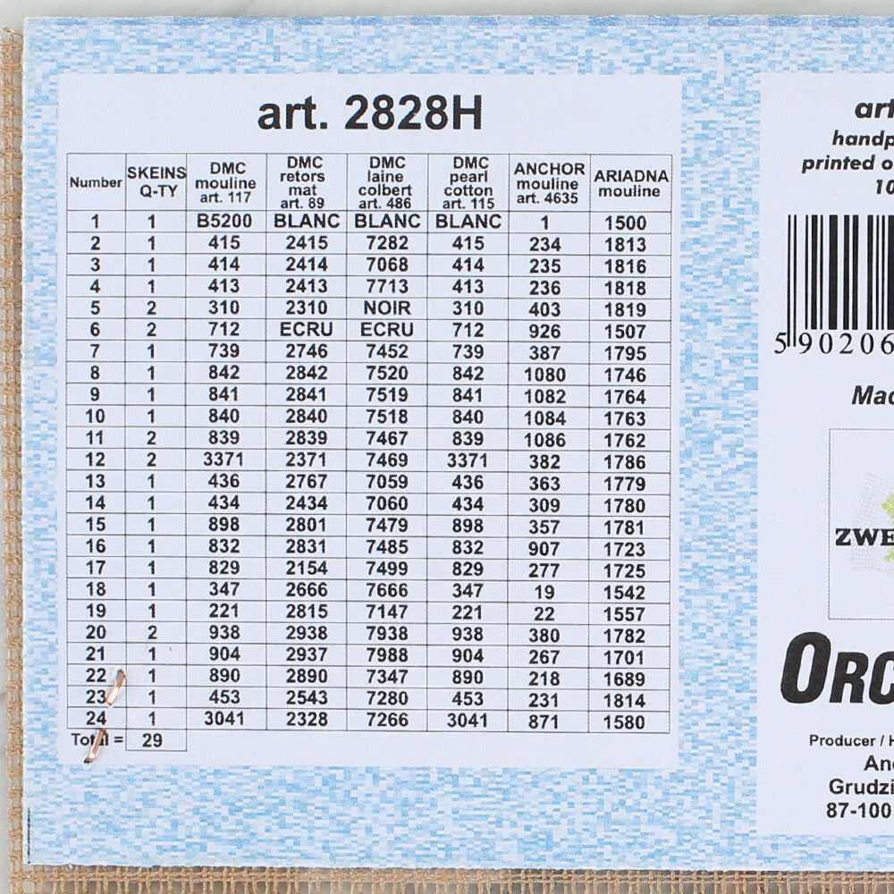 Orchidea 24x30 cm Agnes Cowieson - At The Window Baskılı Goblen 2828H