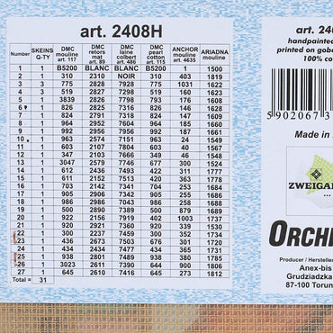 Orchidea 24x30 cm Summer Memories Baskılı Goblen 2408H