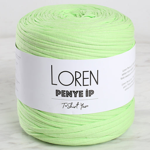 Loren Penye Kumaş El Örgü İpi Fıstık Yeşili - 1