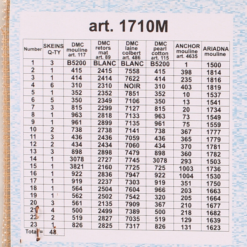 Orchidea 40x50 cm H. Blain - Cast Watching Parrot Baskılı Goblen 1710M