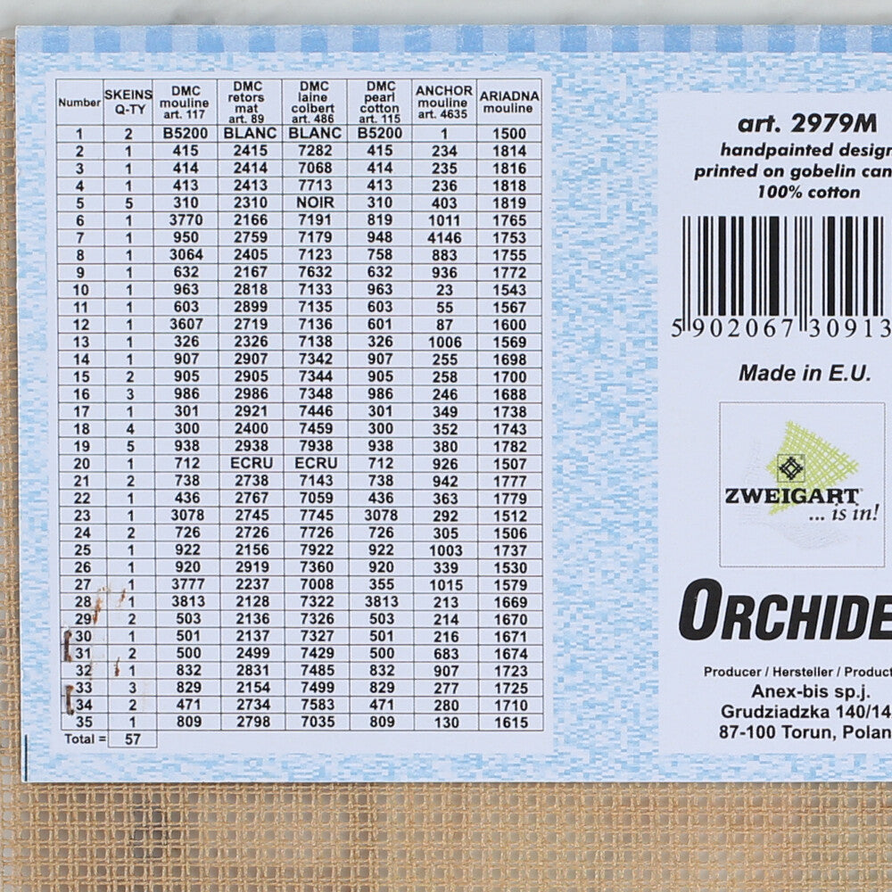 Orchidea 40x50 cm Daniel Ridgway Knight A Pensive Moment Fragment Baskılı Goblen 2979M