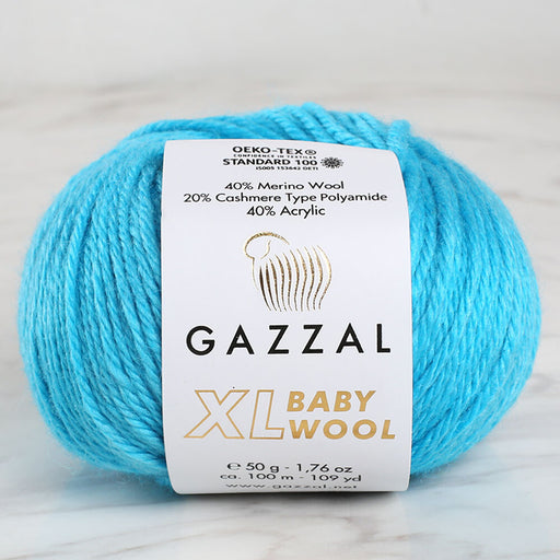 Gazzal Baby Wool XL Turkuaz Bebek Yünü - 820XL