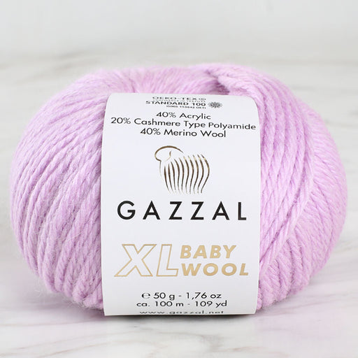 Gazzal Baby Wool XL Lila Bebek Yünü - 823XL