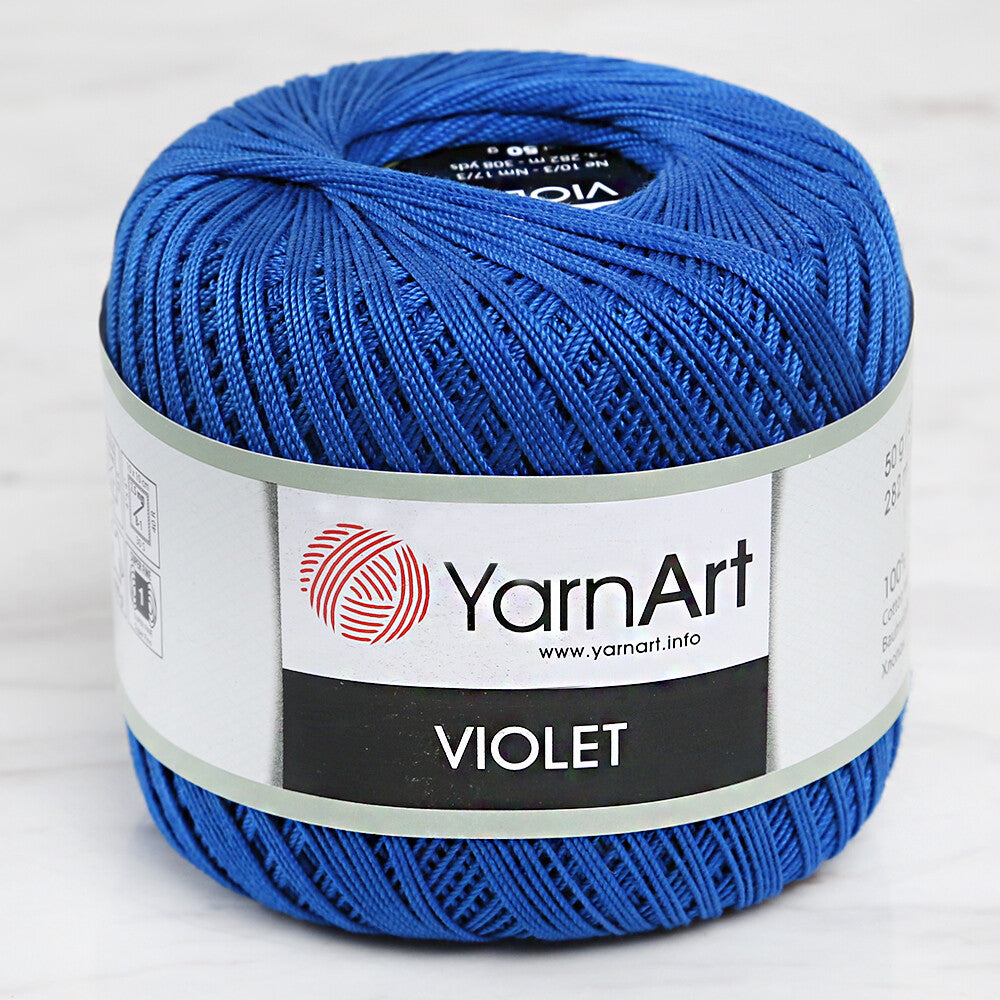 Yarnart Violet Saks Mavisi Dantel İpi - 4915 – Hobium