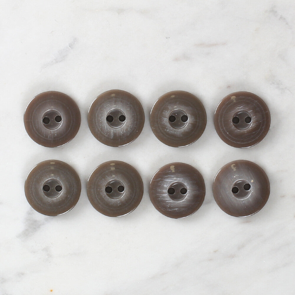 Loren Crafts 8'li Düğme Vizon - 1154