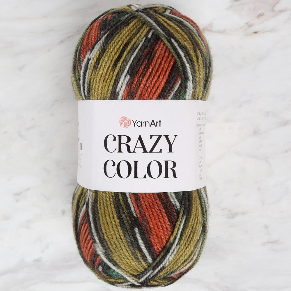 YarnArt Crazy Color Ebruli El Örgü İpi - 163 – Hobium