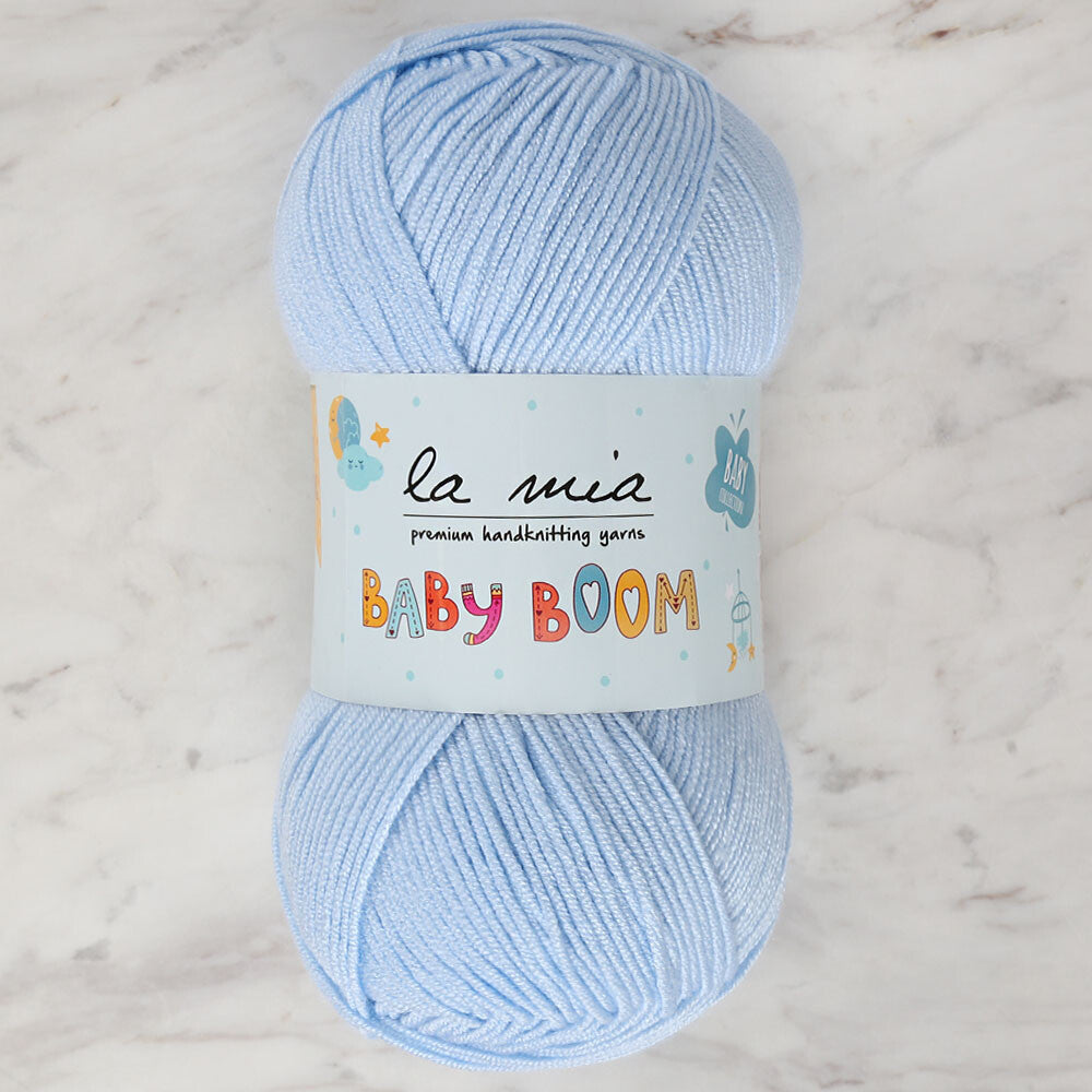 La Mia Baby Boom Bebe Mavi El Örgü İpi - 544