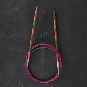 KnitPro Symfonie 3,5 mm 100 cm Ahşap Misinalı Şiş - 21350