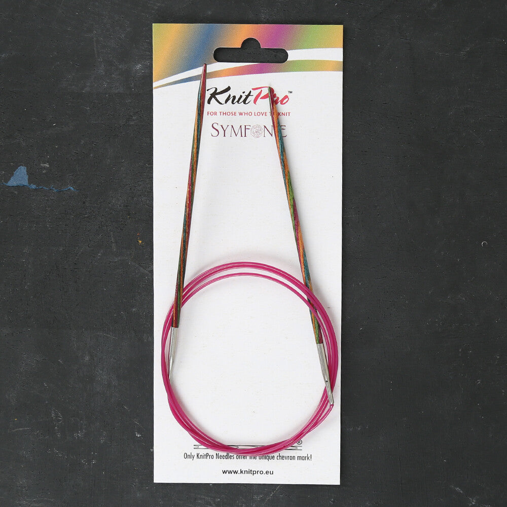 KnitPro Symfonie 3 mm 100 cm Ahşap Misinalı Şiş - 20365