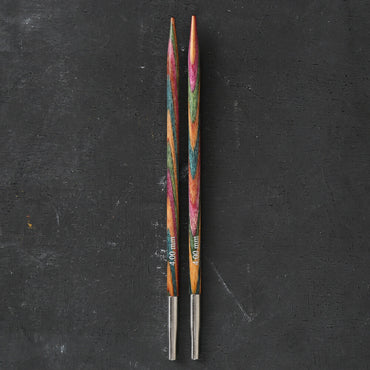 KnitPro Symfonie 4 mm Değiştirilebilir Ahşap Misinalı Şiş Ucu - 20403