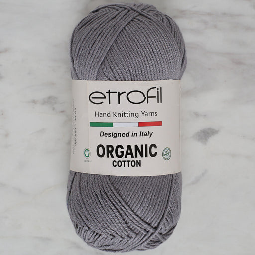Etrofil Organic Cotton 50gr Gri El Örgü İpi - EB041
