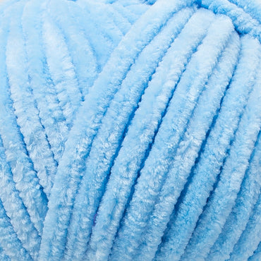 Etrofil Yonca Boncuk Mavi Kadife Bebek Yünü - 70518