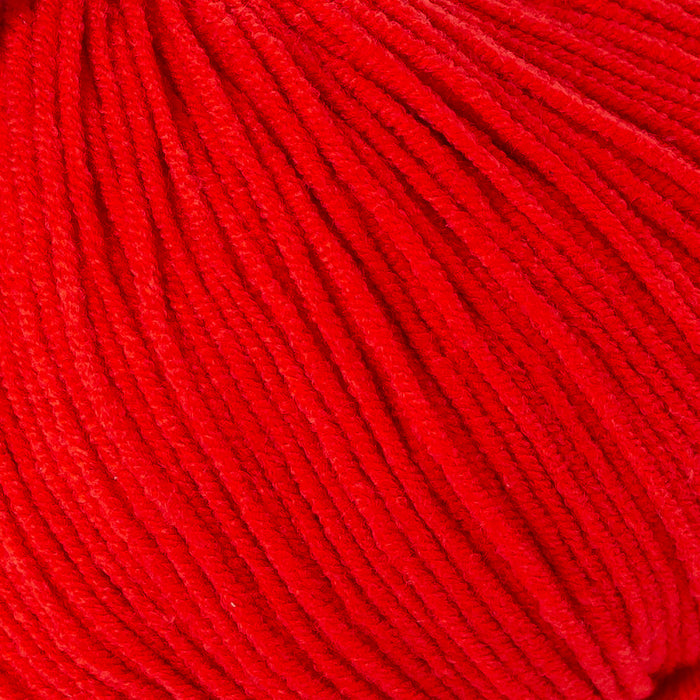Etrofil Jeans Kırmızı El Örgü İpi - 036