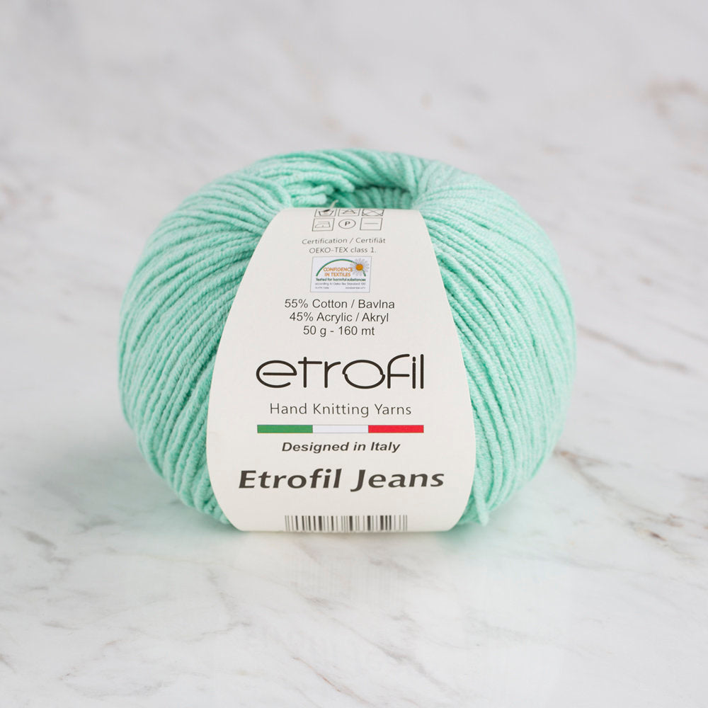 Etrofil Jeans Su Yeşili El Örgü İpi - 054
