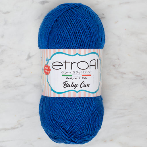Etrofil Baby Can Saks Mavisi El Örgü İpi - 80053