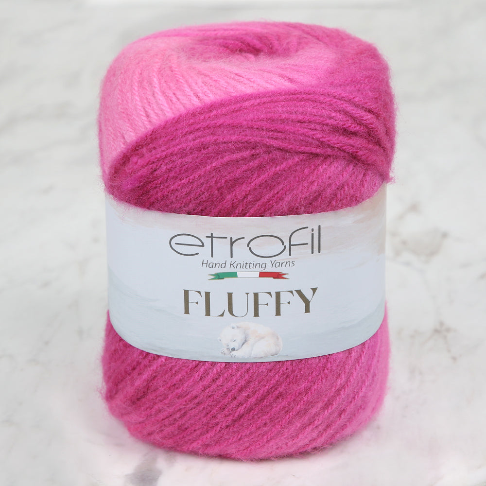 Etrofil Fluffy Fuşya El Örgü İpi - SE1144