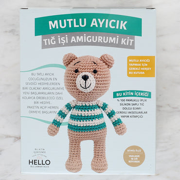 Tuva Amigurumi Kiti - Mutlu Ayıcık - MGAK01