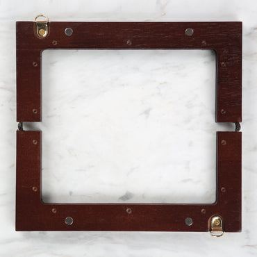 Akçaylar Ahşap Çanta Bursu Büyük Boy - Kahverengi