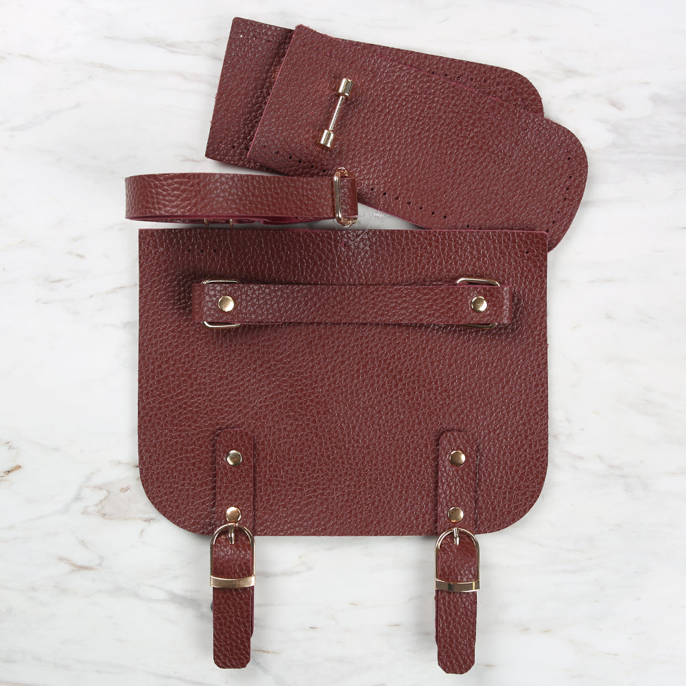 Knitme Easy Çanta Kiti Bordo BA-0060