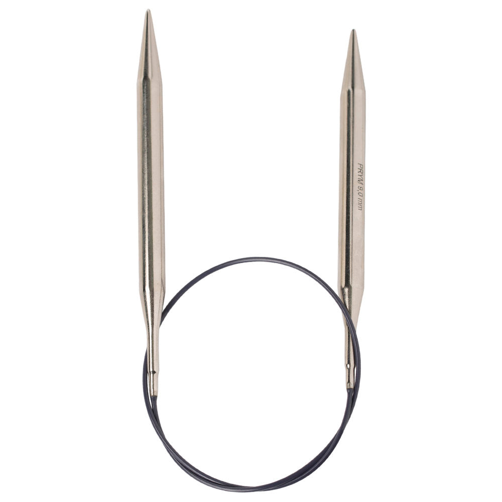 Prym 9 mm 60 cm Alüminyum Misinalı Örgü Şişi - 212222