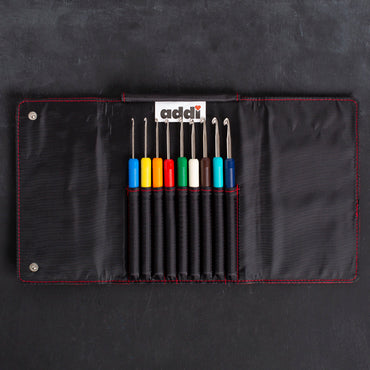 Addi Colours 9'lu Plastik Saplı Yün Tığ Seti - 648-2