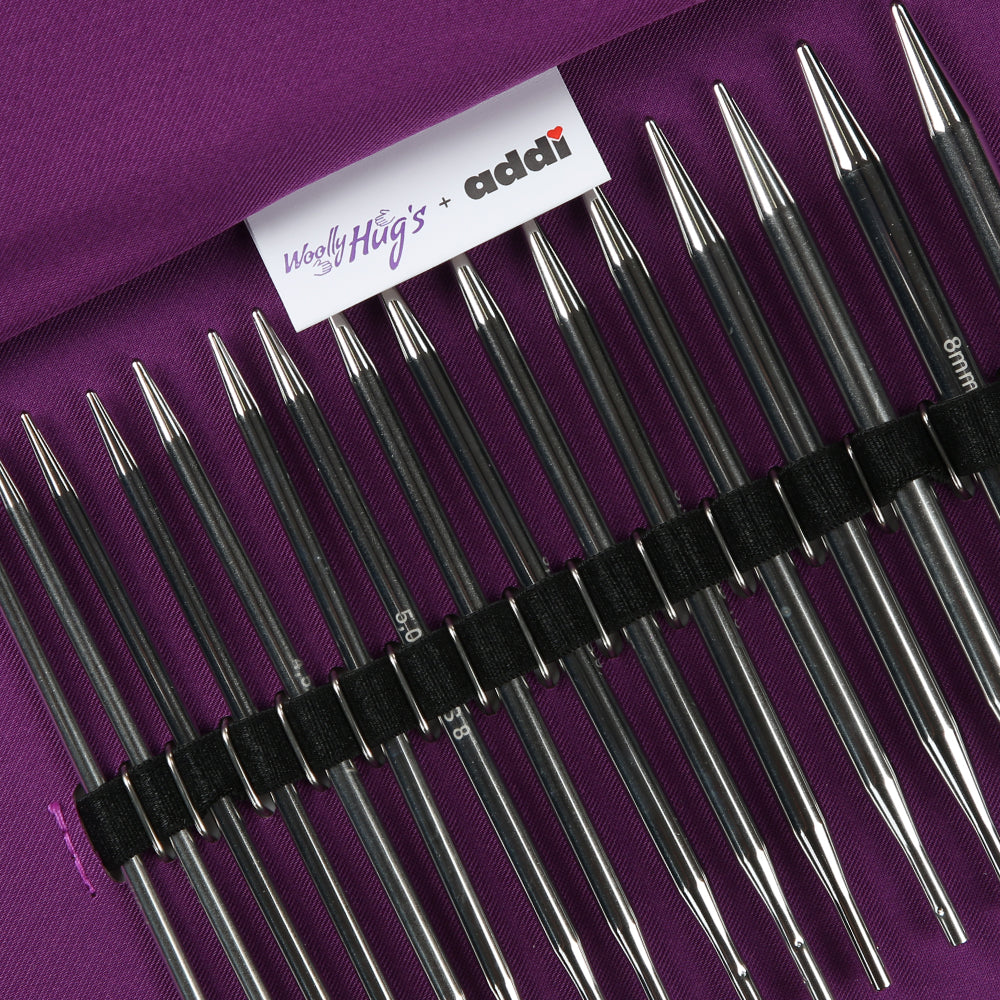 Addi Click Wolly Hugs Değiştirilebilir Misinalı Şiş ve Tunus Tığ Seti - 680-2