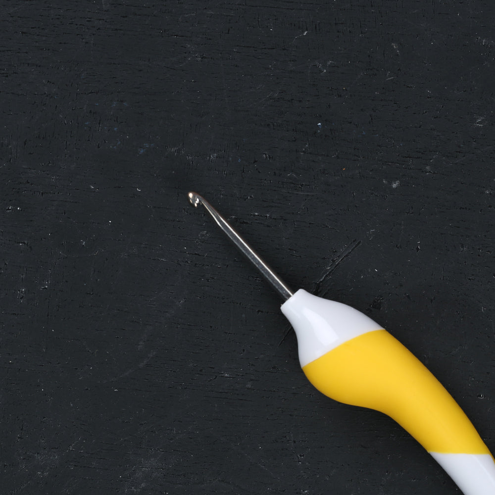 Addi Swing 2,5mm 16cm Sarı Ergonomik Yün Tığ - 140-7