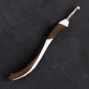 Addi Swing 5mm 16cm Kahverengi Ergonomik Yün Tığ - 140-7