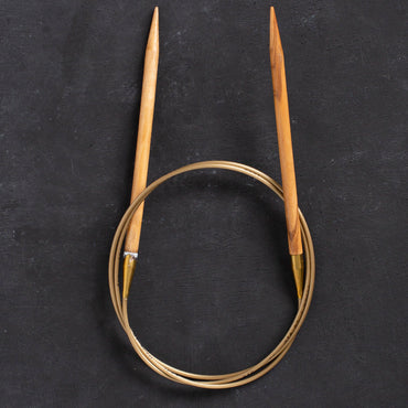 Addi Olive Wood 6 mm 100 cm Zeytin Ağacı Misinalı Örgü Şişi - 575-7