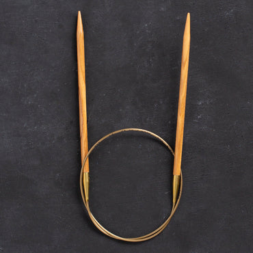 Addi Olive Wood 5 mm 60 cm Zeytin Ağacı Misinalı Örgü Şişi - 575-7