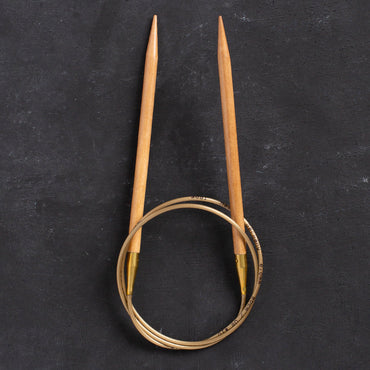 Addi Olive Wood 6 mm 80 cm Zeytin Ağacı Misinalı Örgü Şişi - 575-7